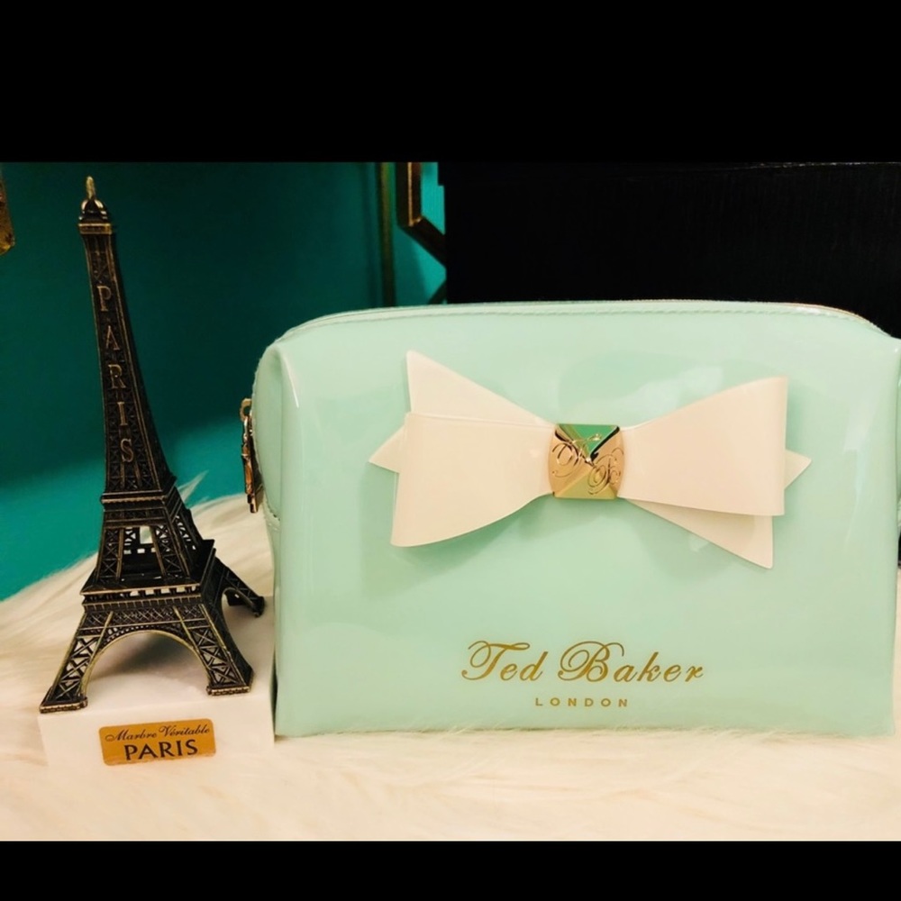 Ted Baker London Small Green Mint Cosmetic